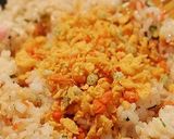 超簡単！紅ショウガと揚げ玉のチャーハン作り方4写真