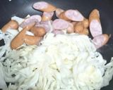 キャベツのハニーマスタード炒め作り方1写真