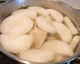 ヒンヤリ☆鶏モモ肉と大根のゼリー寄せ作り方2写真