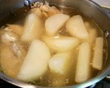 ヒンヤリ☆鶏モモ肉と大根のゼリー寄せ作り方3写真