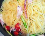 *塩レモン*de いかとアスパラのパスタ作り方4写真