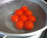 ミニトマトのフレッシュパスタ♪作り方1写真