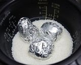 お弁当にも♡炊飯器で簡単めんたいもサラダ作り方1写真