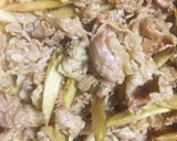 温玉のせ牛ゴボウの冷やしうどん作り方3写真