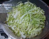 たっぷりキャベツと照り焼きチキン作り方1写真
