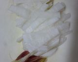 大根とみょうがのサラダ作り方1写真