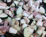 簡単に夏野菜採る。不思議和風チーズ味作り方2写真