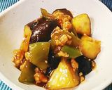 子供が喜ぶ挽き肉のなすとピーマン甘酢炒め作り方11写真