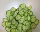 ズボラ！きゅうりとネギのごま油あえ作り方1写真