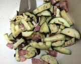 茄子とベーコンの炒め物作り方7写真