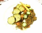 夏野菜★ドライカレー★七夕作り方11写真