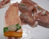 ラッキョウの甘酢漬ほか…３色肉巻き作り方4写真