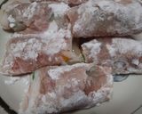 ラッキョウの甘酢漬ほか…３色肉巻き作り方5写真