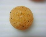 キャラ弁❈果物おにぎり♡みかん＆桃作り方2写真