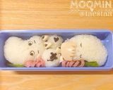 ムーミン一家のお弁当☆キャラ弁作り方5写真