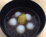 白玉栗ぜんざい「海に映る月と星々」作り方7写真