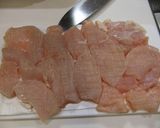 鶏胸肉のバジルオイル煮作り方2写真
