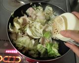 ダイエットにオリーブオイルのキャベツ炒め作り方3写真