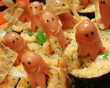 おばけも大好き♪クリームチーズ巻き寿司作り方12写真