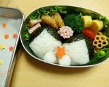 幼稚園 お弁当 キャラ弁♡七夕作り方3写真