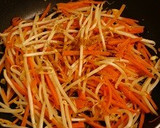 人参ともやしのサッとカレー炒め作り方3写真