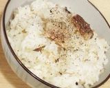簡単☆鯖缶炊き込みごはんの黒胡椒添え作り方3写真