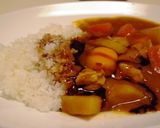 カレーのトッピング☆生卵＆ソース♪作り方2写真