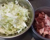 お好み焼き風焼うどん作り方1写真