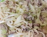 お好み焼き風焼うどん作り方5写真