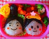 七夕☆彦星&織姫さまのお弁当作り方1写真