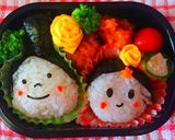 七夕☆彦星&織姫さまのお弁当作り方2写真