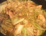 材料2つ♪手羽元とキャベツのカレー醤油煮作り方4写真