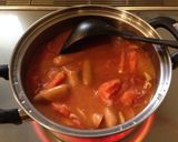 フレッシュトマトのスープパスタ作り方4写真