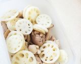 鶏肉とレンコンのたらこマヨ和え作り方3写真