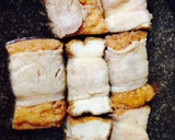 簡単！厚揚げの肉巻き煮作り方3写真