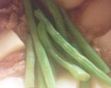 甘めのほっこりジャガイモとインゲンの煮物作り方3写真