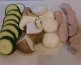 ズッキーニとエリンギのバター炒め作り方1写真