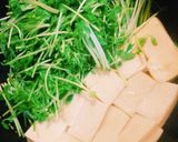 〖高野豆腐と豆苗の味噌煮〗作り方8写真