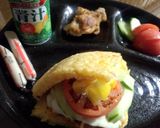 卵かけご飯deライスバーガー作り方5写真