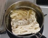 関西風♪残ったカレーでかれーうどん♪作り方2写真