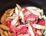 新ごぼうと牛肉の甘辛煮♪作り方3写真