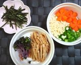 冷やし梅蕎麦作り方1写真