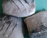 生姜風のサバの煮付け★豆腐・甘とうがらし作り方1写真