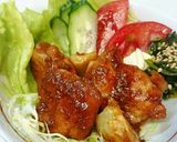 簡単！味噌にんにくでじゅわっと鳥モモ肉！作り方9写真