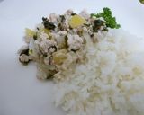 塩レモンの　パクチー　ごはん作り方4写真
