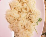 夏の色鮮やか納豆そうめん作り方2写真
