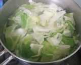 たことキャベツの塩レモン和え♪作り方1写真