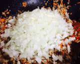 千切りキャベツが沢山食べるキーマカレー作り方4写真