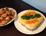 簡単ちらし寿司ケーキ☆七夕に☆作り方4写真
