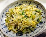 カニ玉風野菜餡掛け作り方9写真